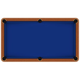 Accuplay 19 oz Pre Cut Pool Table Felt - Billiard Cloth Blue for 8' Table