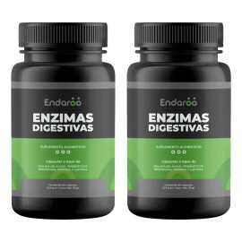 Enzimas Digestivas Probióticos Y Prebióticos 120 Cápsulas Sabor Sin Sabor