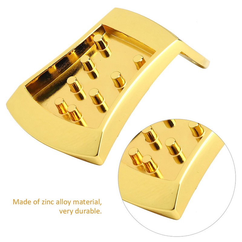 Mandolin Tailpiece Golden 8-String Screws Triangular Parts Musical Instrument Accessories