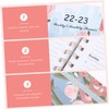 STOBOK 2023 Agenda Book Note Pads Schedule Notepad Weekly Notepad
