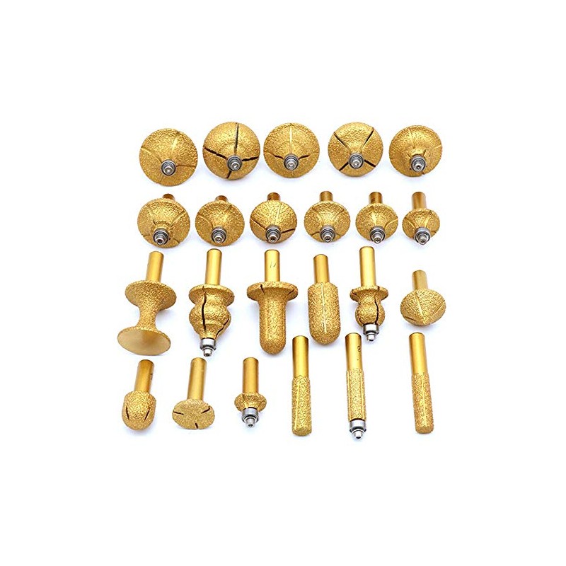 SUPERTOOL Electroplated Diamond Stone Marble Grinding Edge Router Bit 1/2"