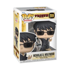 Funko POP! Animation: Trigun - Nicholas D. Wolfwood with Punisher - Collectable Vinyl Figure - Gift Idea - Official Merchandise - for Kids & Adults - Anime Fans - Model Figure for Collectors