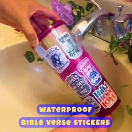 Custom Hand Made When God Provides Sticker | Isaiah 58:11 | Bible Verse | Religious Gift | BV224