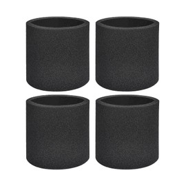 4Pcs Shop Vac Filters, 90585 Foam Sleeve VF2001 Filter Replacements for Most Shop Vac, Vacmaster Genie Shop Wet Dry Vacuums Include 5 Gallon and Above