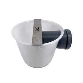 Speidel Rain Water Filter Basket DN 100 - Basket Filter with Plastic Strainer for Cistern and Flat Tank