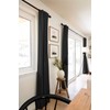 100% Blackout Shield Linen Blackout Curtains for Bedroom 84 Inches