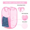 Durable Collapsible Laundry Baskets - Reinforced Mesh Pop Up Laundry