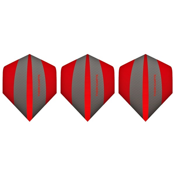 THOR-DARTS Exclusiv-Line: 120 Micron F3 Darts Flights HD-240 Grey Dart