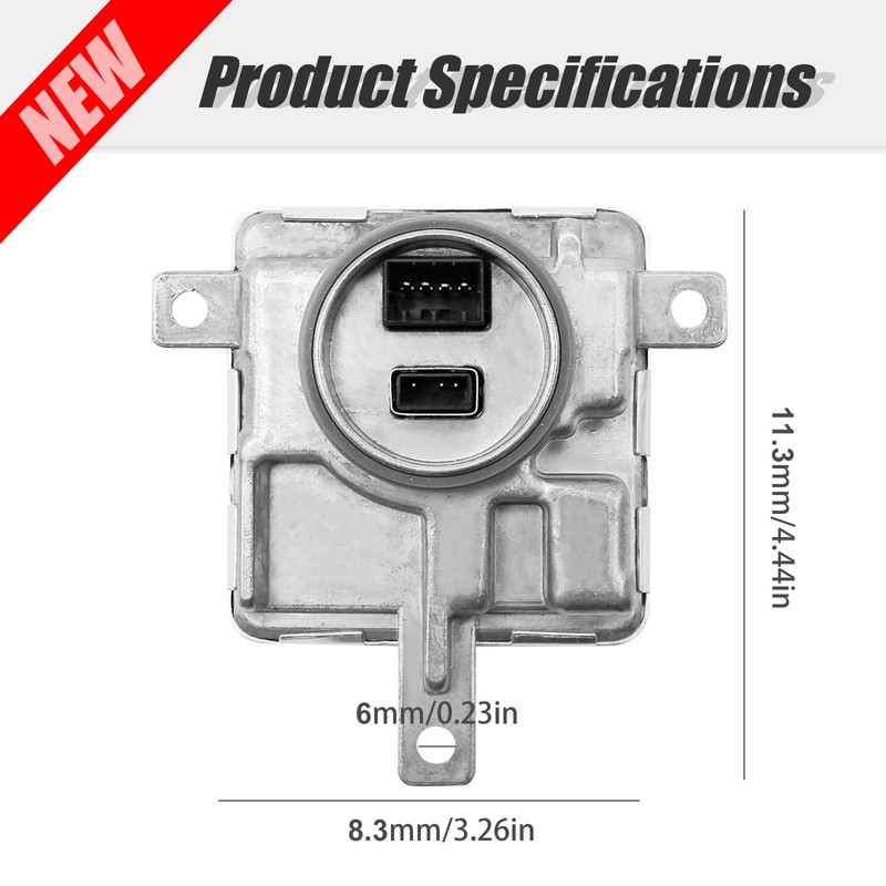 Hoypeyfiy Xenon HID Ballast Headlight Control Module Replacement for A3