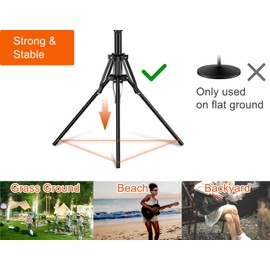 Microphone Stand with Phone Holder, 2 Types Of Installation, Mic Floor Stand Adjustable Height from 22" to 72", 180° Rotatable Heavy Duty Clip, Foldable Mic Stand for Stage, Studios and Kids Singing