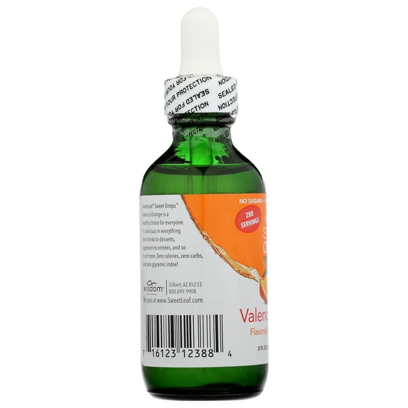 Sweet Leaf Sweet Drops Sweetener Valencia Orange