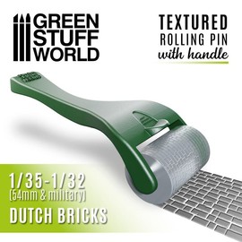 Green Stuff World - Rolling pin with Handle - Dutch Bricks 10490