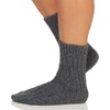 Cleostyle Collection Alpaca Men's Women's Extra Warm Winter Socks Natural