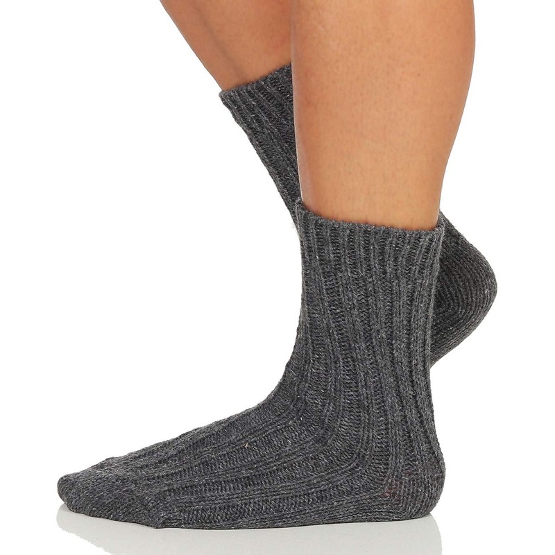 Cleostyle Collection Alpaca Men's Women's Extra Warm Winter Socks Natural