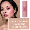 Cream Blush Stick with Brush and Makeup Sponge,Waterproof Multi Cream