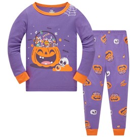 TEDD Girls' Pyjamas, Cotton, Cute, Unicorn, Long Sleeves, Two-Piece Pyjamas Set, Kids’ Sleepwear, Winter, Christmas, Sizes 1-12 Years