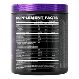 Suplemento en polvo Hosstile BLOODSHOT Pre entrenamiento de STIM FREE sabor uva x 680g                                                                