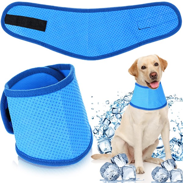 Weewooday Cooling Bandana for Dogs Cooling Dog Collar Breathable Cooling