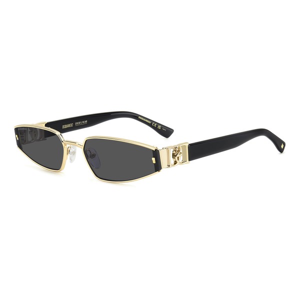 DSQUARED2 D2 0168/S 000/IR Rose Gold Sunglasses Woman Standard, Standard,