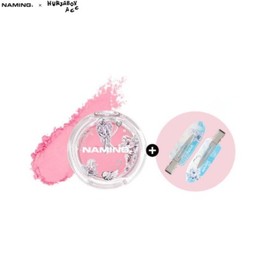 NAMING Fluffy Powder Blush & Hair Clip 2ea, Shade:Niese