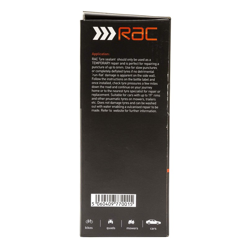 PetrolScooter Replacement RAC Emergency Tyre Slime Puncture Repair Motorbike Flat