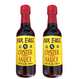 Far East Oyster Flavored Sauce, Two 5 Ounce Bottles of Asian Oyster Sauce, Delicious Asian Sauce (5 Ounce Bottle, 2-pack), Brown