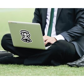 IMPERIAL VIBES - Goonies Never Say Die Sticker – Waterproof Vinyl Decal for Waterbottle - Bumper Stickers for Cars - Never Say Die Decal for Laptop, Van SUV and Note Book 2 Pack 5.5" inches - Imp 107