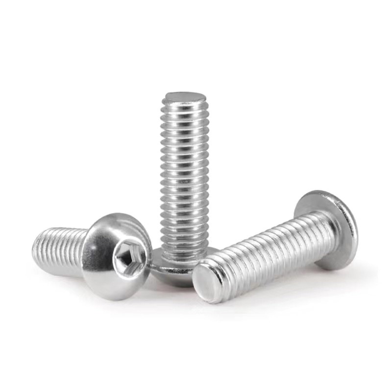 M6-1 x 55mm Button Head Socket Cap Screws,Allen Socket Drive,Stainless