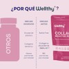 Wellthy Colageno Hidrolizado Puro 1kg Péptidos Colágeno Bioactivos Genu Porciones