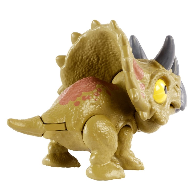 Jurassic World Snap Squad Attitudes Triceratops Figure