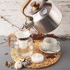 Kettle Kettle Whistling Kettle Stainless Steel with Thermometer 3.2 L