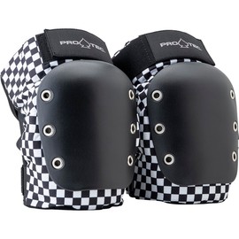 Pro-Tec Street Knee/Elbow Pad Set Open Back Checker S