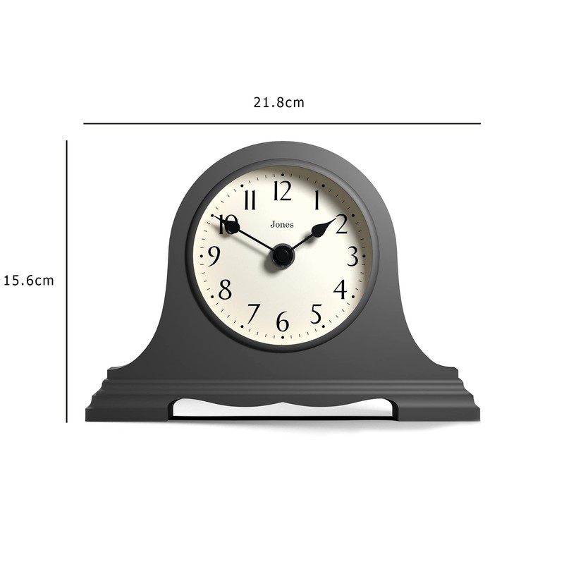 Jones Clocks® Speakeasy Mantel Clock - Traditional/Classic Design - Bedroom
