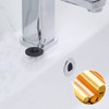 Sink Overflow Ring for Kitchen Bathroom Sink 4 Pack Round