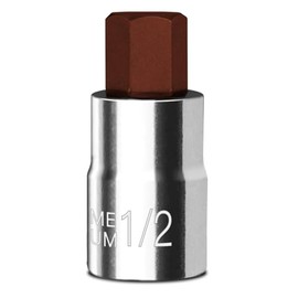 BLACKROBOT 1/2 inch Hex Bit Socket, 1/2 Inch Drive 1/2 Allen Key Socket, SAE, Full Polished, S2 Steel Head Made For Repairing