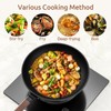 Todlabe Carbon Steel Wok, 13-Inch, Pre-Seasoned, Non-Stick, with Lid and