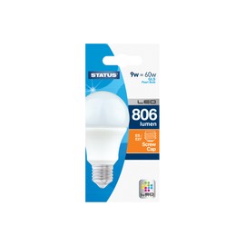 Status LED, ES/E27 9W, White
