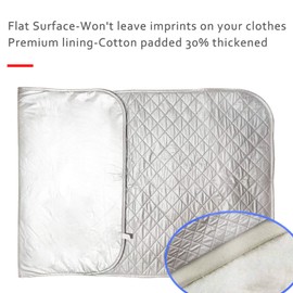 YQMAJIM Ironing Mat,Thickened (32x55 inch) Ironing Blanket Ironing Pad, Double-Side Using Heat Resistant Pad Extra Extra Large Ironing Mat for Table Top,Countertop,Etc.