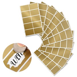 Pack of 100 Scratch Cards Make Yourself Gold Scratch Stickers Large 60 x 40 mm Scratch Stickers Scratch Labels for Sticking on for Party Crafts Gift Games Postcard