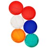 HY-KO Products CMR-10 SELF Adhesive CMR-10-SELF REFLECTORS 1.25 in Multi, 6 Pieces, 1.25", Multicolor