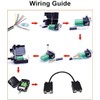 DTECH DB9 Breakout Connector to Wiring Terminal Board DB-9 Male