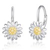 Dreamboat Daisy Leverback Earrings for Women 925 Sterling Silver Daisys