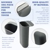 6 Pack DIY Mesh Pencil Holder Cups – Gray Polypropylene