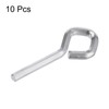 HARFINGTON 10pcs Dogging Hex Key Wrench 7/32" SAE Metal Dog
