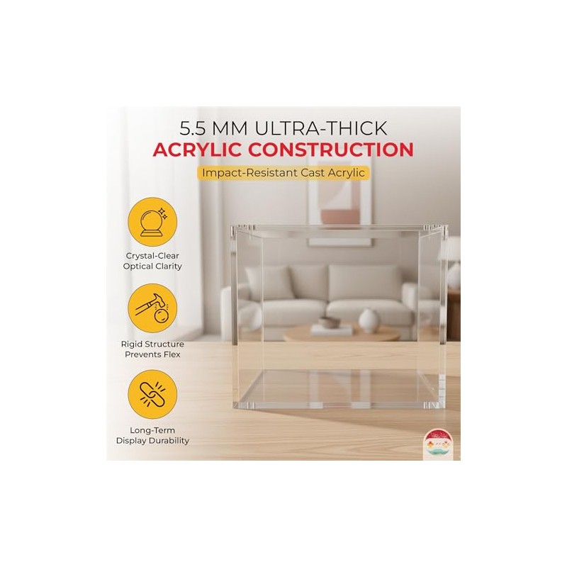 Premium Acrylic ETB Display Case – Thick Crystal Clear Display
