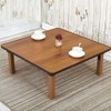 KOSTING Japanese-Style Square Folding Tea Coffee Table, Low Table, Dining