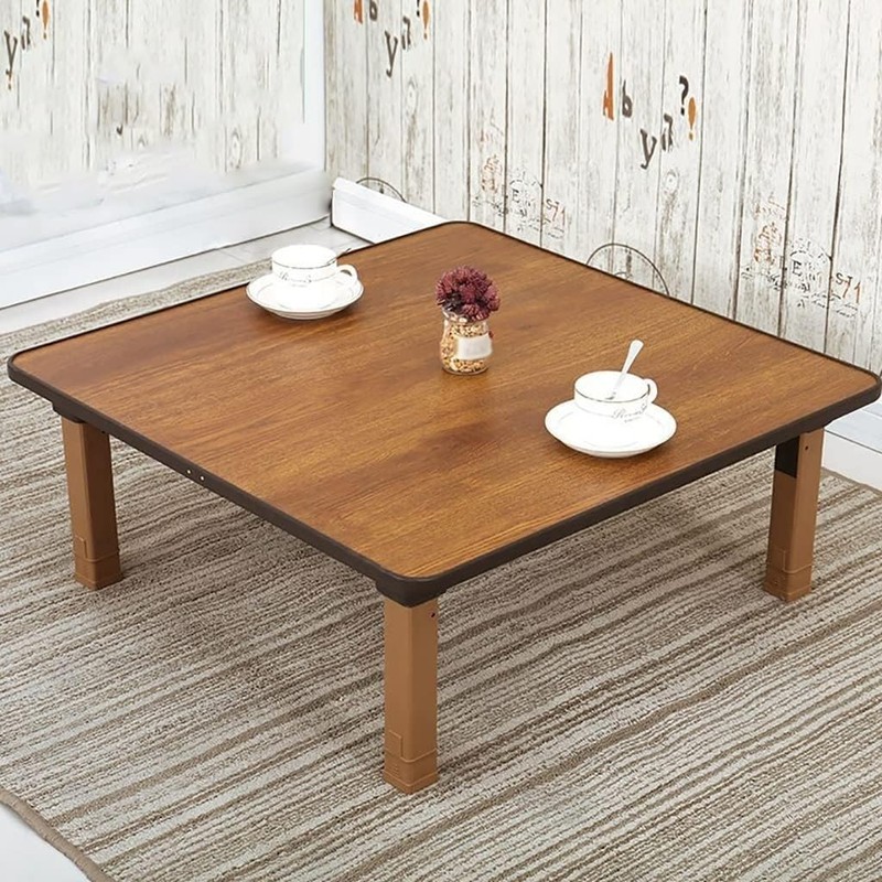 KOSTING Japanese-Style Square Folding Tea Coffee Table, Low Table, Dining