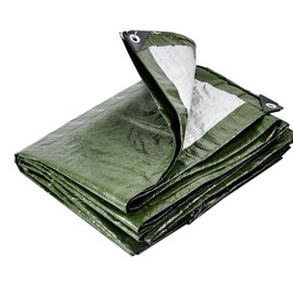 lixinixil Waterproof Sheet, Blackout Net, Rain Shield, 6.2 x 6.2 ft (1.9 x 1.9 m), Blue Sheet, Green, Thick, Waterproof, Weather Resistant, Cold Protection, Heavy Rain, Tear Resistant, Double-Sided