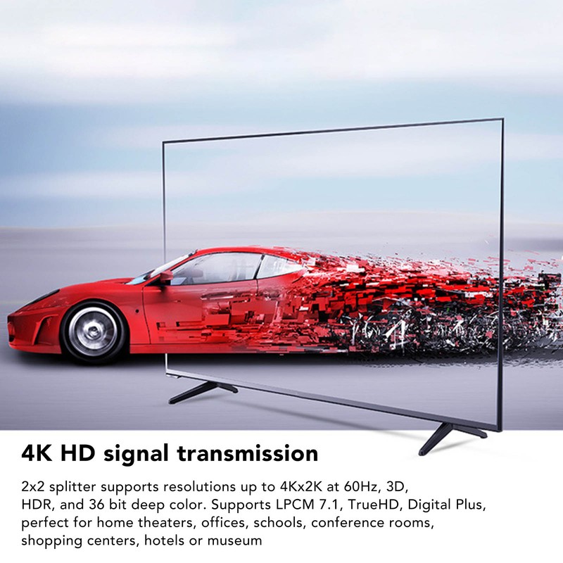 HD Multimedia Interface Switcher 2 in 2 Out 4K HD