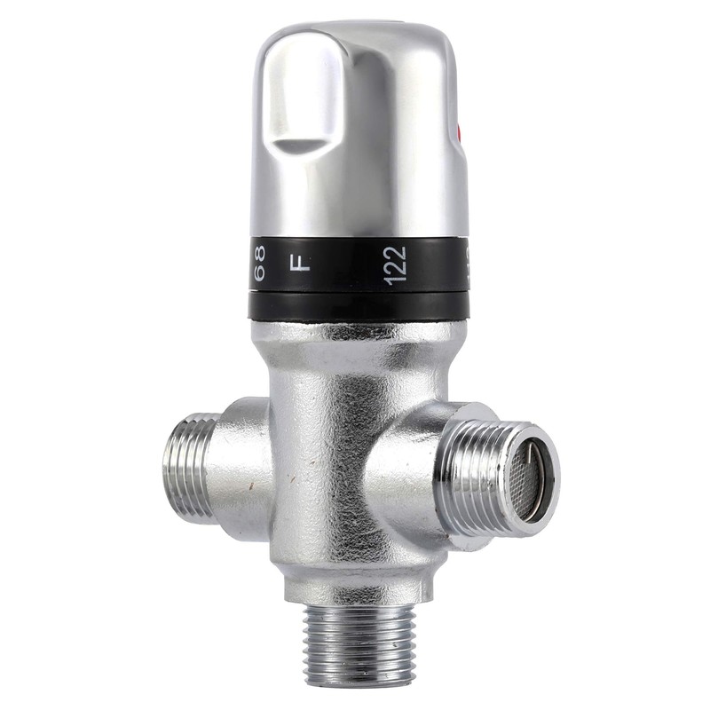 TreMax Thermostatic Mixing Valve,Shower Water Mixing Valve, With 1/2“G to